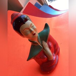 Oriental female vintage figure